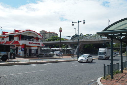 県道248号下関港垢田線 サンリブ前